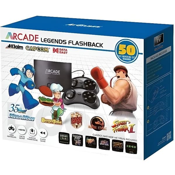 Konsol Videospel AT-Games Konsol Retrokonsol Arcade Classic Flashback BOOM! (SEGA MEGADRIVE) 0733143