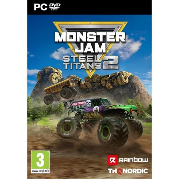Videospel - Monster Jam - Steel Titans 2 - 38 Lastbilar - 5 Världar - Onlinemultiplayer