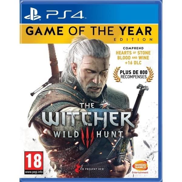 TV-spel - CD Projekt - THE WITCHER 3 GOTY - PS4 - 1 spelare - Gold Edition