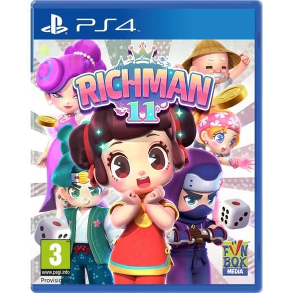 Videospel - FUNBOX - Richman 11 - PS4 - Strategi - 1-4 spelare - Onlineläge