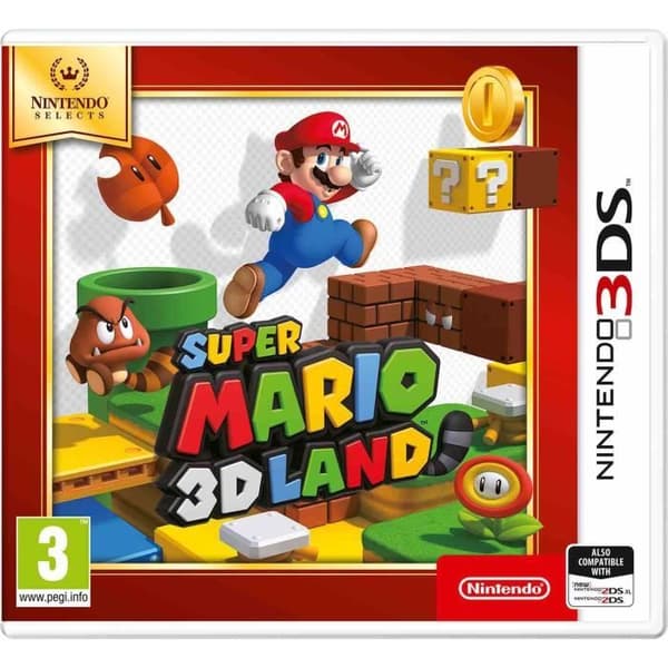 Videospel - Nintendo - Super Mario 3D Land - 3DS - Plattform - Selects-utgåvan