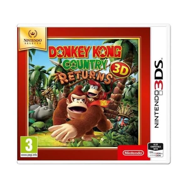 Videospel - Nintendo - Donkey Kong Country Returns 3D - Platform - Edition Selects - 3DS