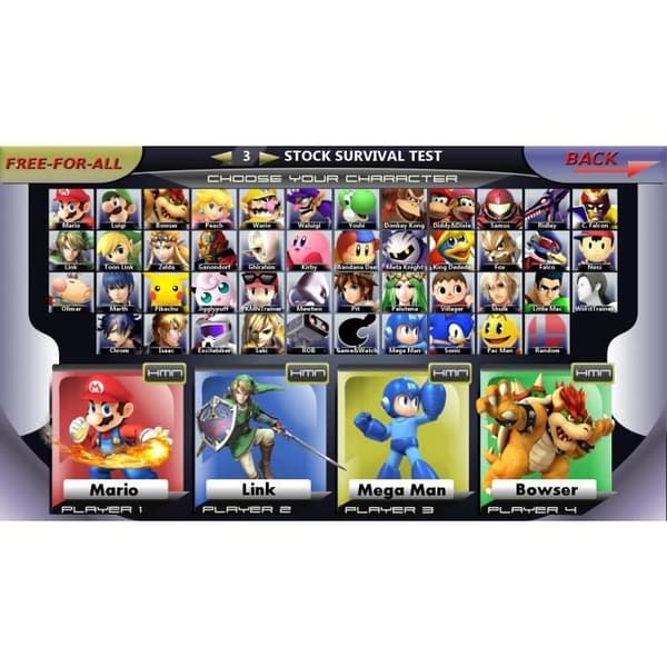 SUPER SMASH BROS. (3DS) - Importera engelska