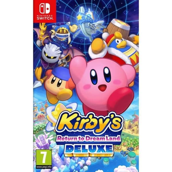 TV-spel - Nintendo - Kirby's Return to Dream Land Deluxe - Nintendo Switch-plattform - Actiongenre - PEGI 7+