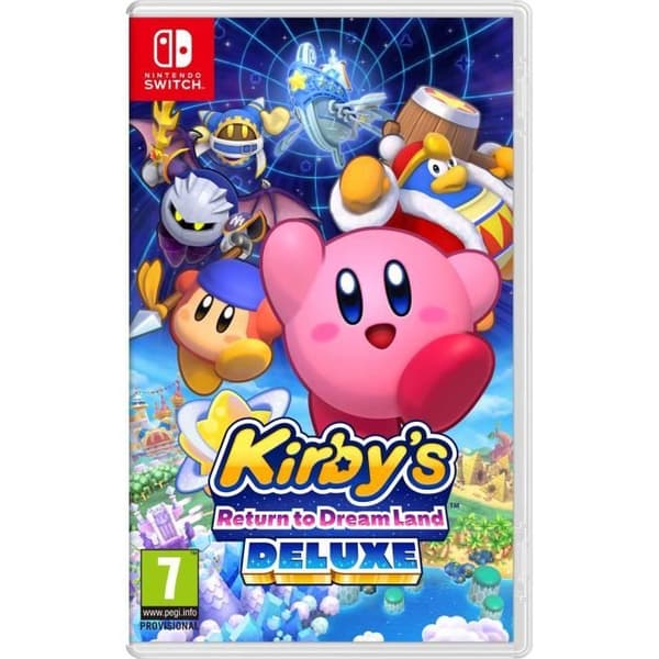 TV-spel - Nintendo - Kirby's Return to Dream Land Deluxe - Nintendo Switch-plattform - Actiongenre - PEGI 7+