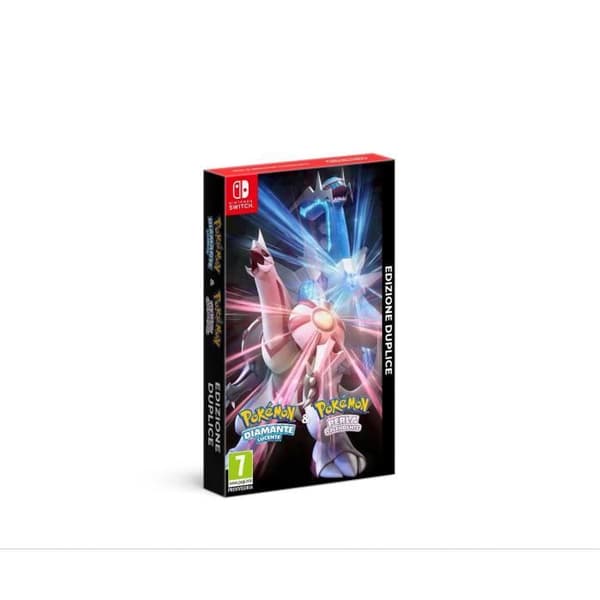 Nintendo Pokémon-spel Diamante Lucente - Perla Lucente Double Pak för Nintendo Switch - RPG Adventure - PEGI 7+