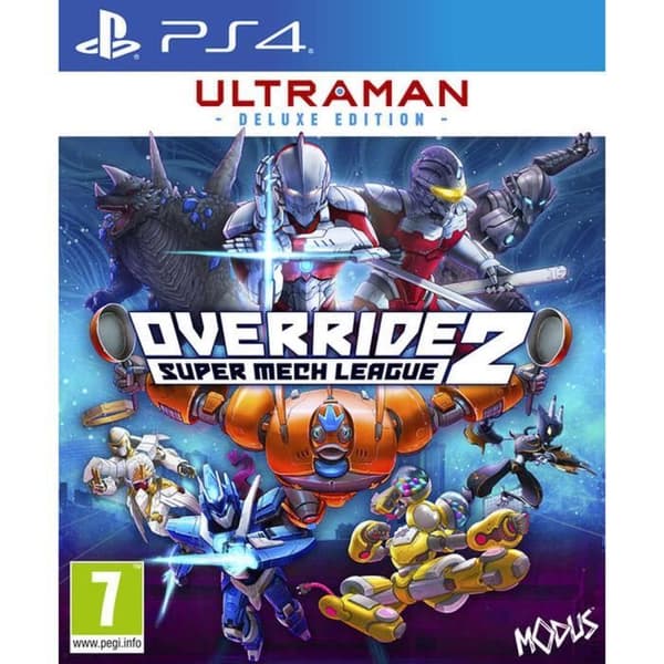 Fightingspel - Override - Ultraman Deluxe Edition - 1-4 spelare - Blu-Ray - PS4