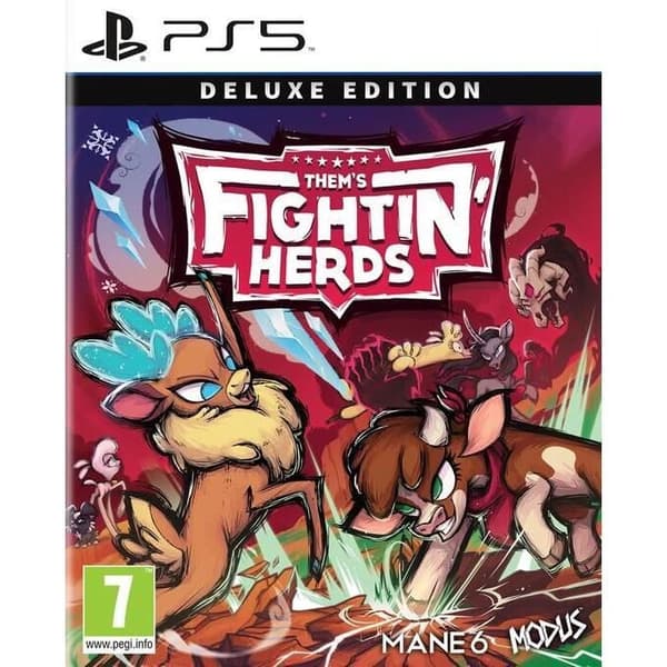 Them's Fightin' Herds - PS5-spel - Fighting - Boxed - Onlineläge - Blu-Ray