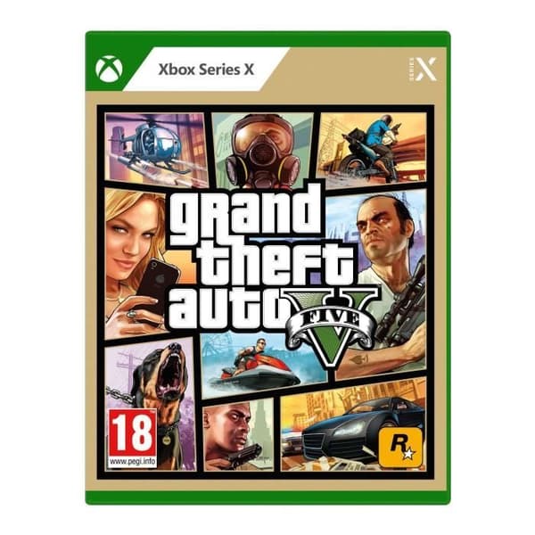 Datorspel - ROCKSTAR - GRAND THEFT AUTO V - Action - Onlineläge - PEGI 18+