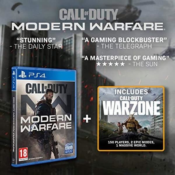 Videospel - Call of Duty - Modern Warfare - PS4 - Omslag på italienska - Standardutgåvan