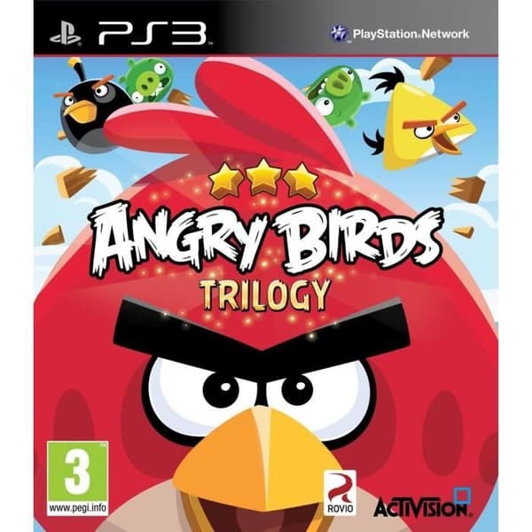 Angry Birds Trilogy PS3-spel- USED