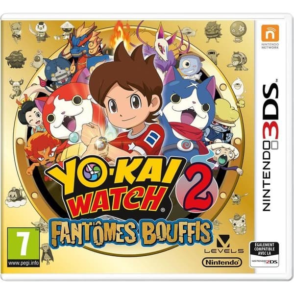 Yo-Kai Watch 2: Puffy Ghosts 3DS-spel- USED
