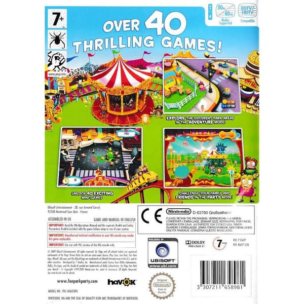 Fun Park Party Nintendo Wii (Begagnad)