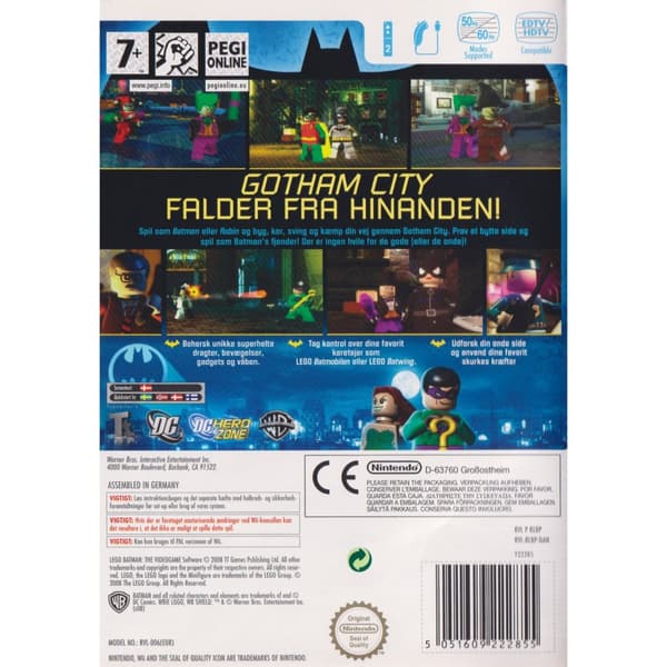 Lego Batman The Videogame Nintendo Wii (Begagnad)