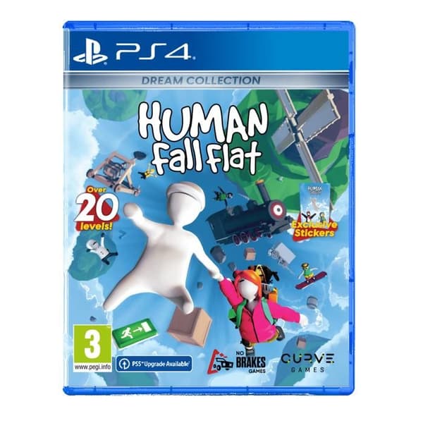 Plattformsspel - Human Fall Flat - Dream Collection - PS4 - Bundle - Upp till 8 spelare