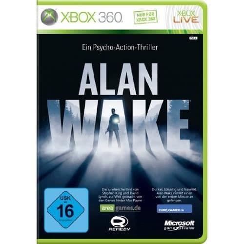 Videospel - ALAN WAKE - Xbox 360 - Tysk Import - Äventyr - 18+ PEGI- USED