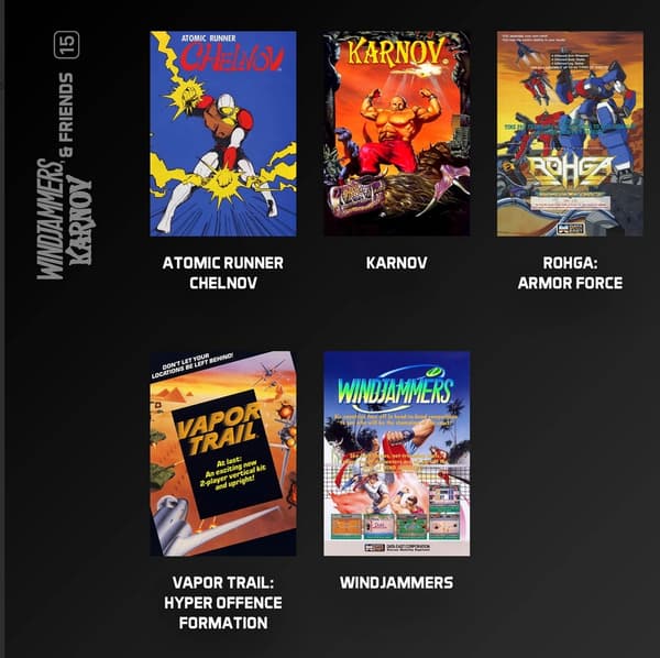 Blaze Evercade Windjammers, Karnov & Friends - Evercade