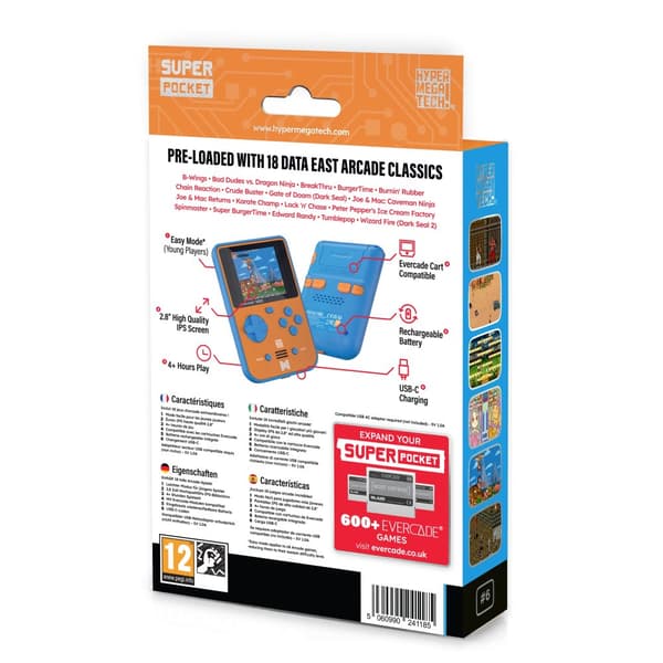 Super Pocket Data East Edition  (Evercade Kompatibel) - Evercade
