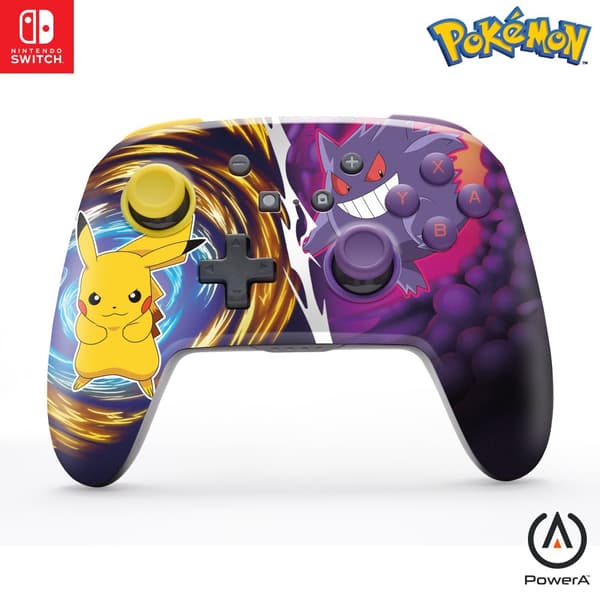 PowerA Enhanced Wireless Controller for Nintendo Switch - Pikachu vs. Gengar (Nintendo Switch)