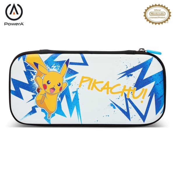 PowerA Slim Case for Nintendo Switch - OLED Model, Nintendo Switch or Nintendo Switch Lite - Pikachu High Voltage (Nintendo Switch)