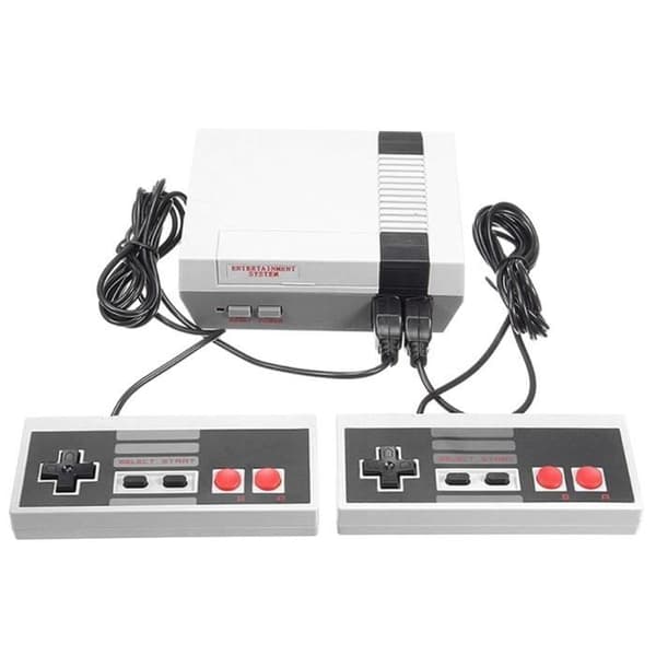 Inbyggd 620 klassiska spel 4-knapps retro spelkonsol för NES EU- USED