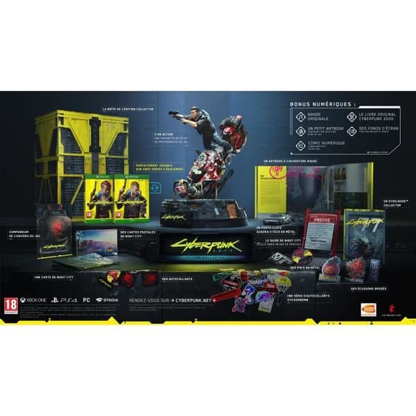 CYBERPUNK 2077 Collector's Edition Xbox One-spel- USED