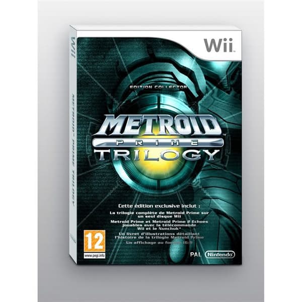 METROID PRIME TRILOGY Collector's Edition / KONSTRUKTIONSSPEL- USED
