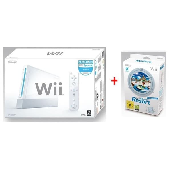 PACK Wii SPORTS RESORT-konsol / Wii-konsol- USED
