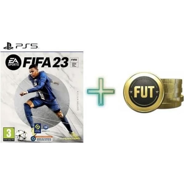FIFA 23 + Fifa Ultimate Team PS5-spel PÅ NEDLADDNING- USED