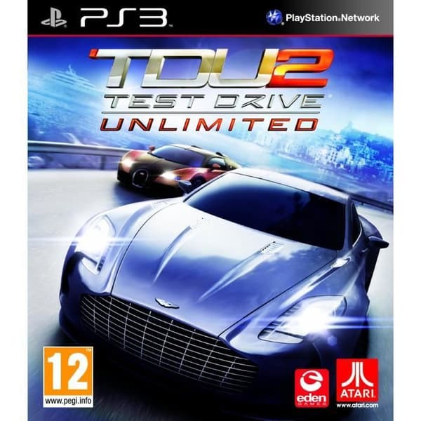 Videospel - TEST DRIVE UNLIMITED 2 - PS3 - Flerspelarläge - Anpassning - Onlineläge- USED