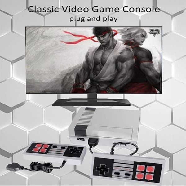 Mekanisk EG8VH Retro spelkonsol, klassisk mini videospelskonsol AV Output TV-spelsystem- USED
