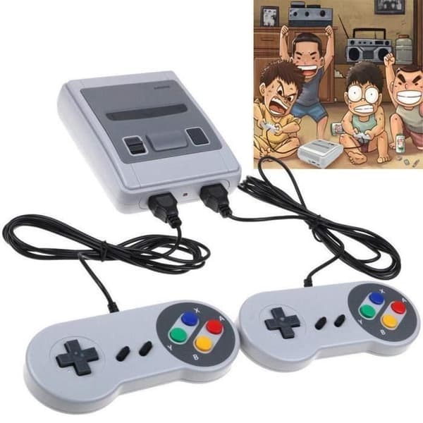 Mini 8-bitars HDMI-ficka video klassisk spelkonsol inbyggd 621 spelkonsoler B15292- USED
