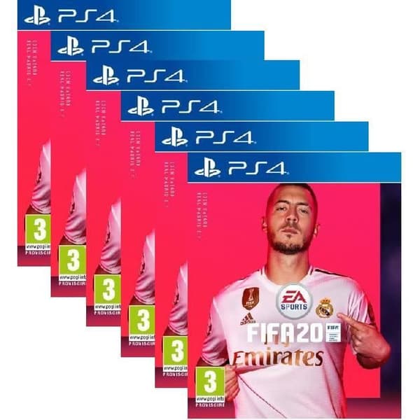 Playstation 4-spel - PS4-paket: 6 FIFA 20 PS4- USED