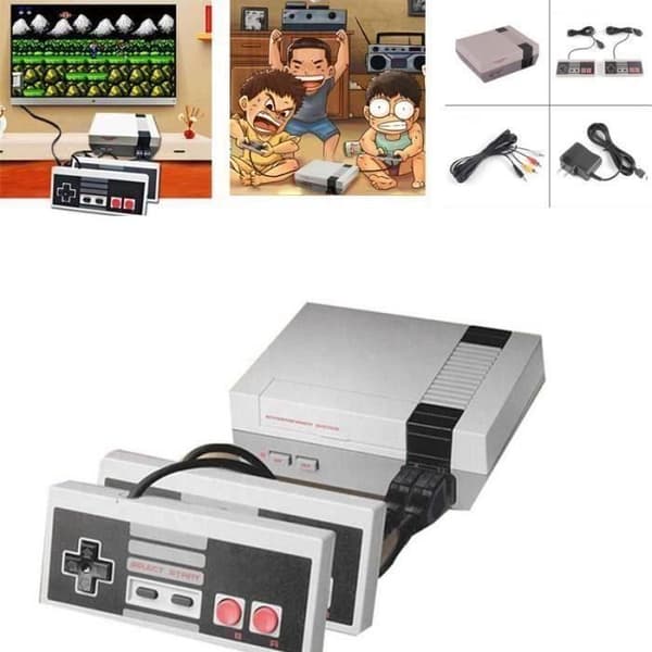 Mini Nes spelkonsol med inbyggda 500 olika PAL &amp; NTSC-spel- USED