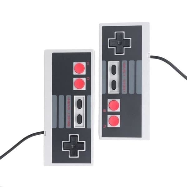 Klassisk NES Mini Game Console Spelkonsol + Inbyggda 500 spel med 2 kontroller NES Retro Gamepad (engelska) Aa76878- USED