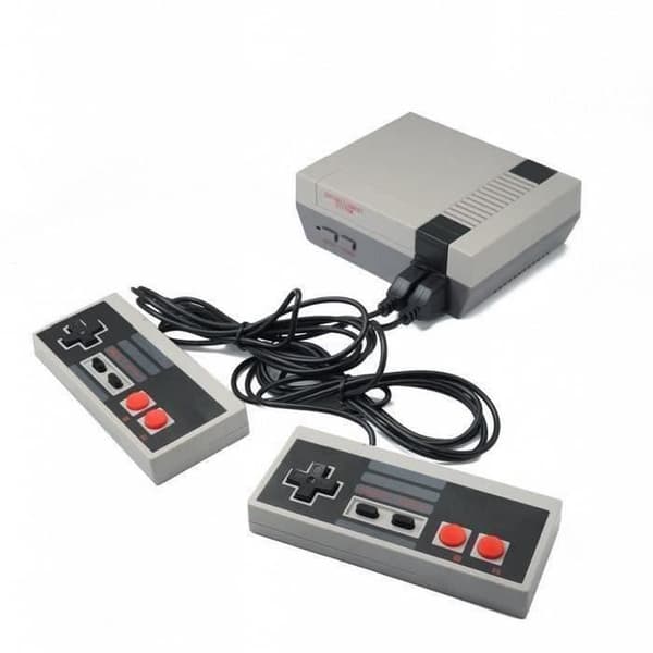 Klassisk NES Mini Game Console Spelkonsol + Inbyggda 500 spel med 2 kontroller NES Retro Gamepad- USED