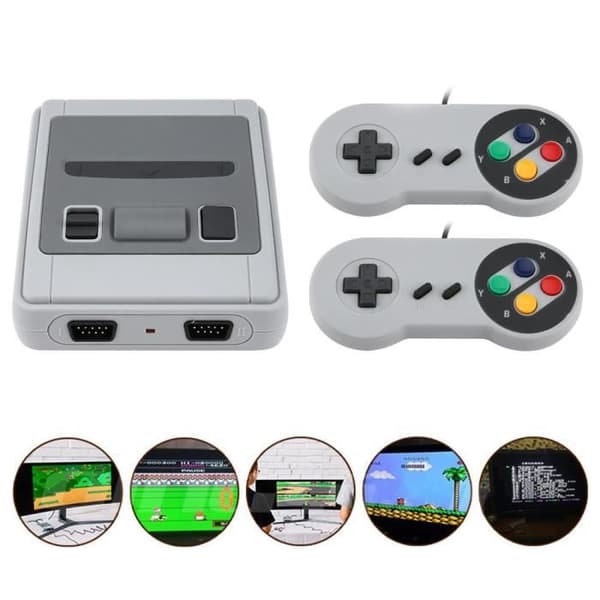 Mini Classic spelkonsol för NTSC - PAL EU-kontakt 220V HDMI 8 bitar för föräldra-barn-spel- USED