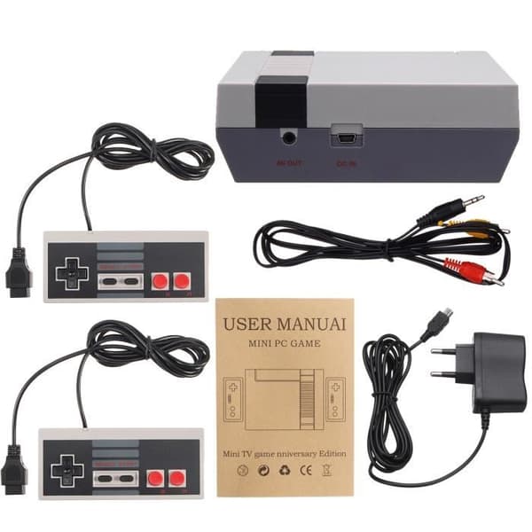 TEMPSA 620-spel i 1 TV-spelkonsol Mini NES 8Bit Classic 2-kontroll- USED
