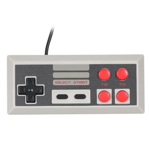 Mini-videospelskonsol tvåknappsspel med 2 kontroller för Nes 620 Inbyggt klassiskt spel- USED