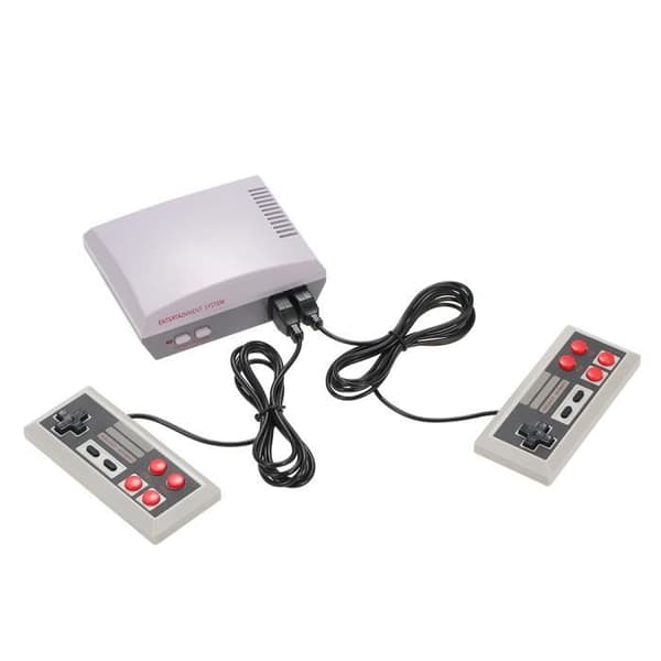 Mini-videospelskonsol tvåknappsspel med 2 kontroller för Nes 620 Inbyggt klassiskt spel- USED
