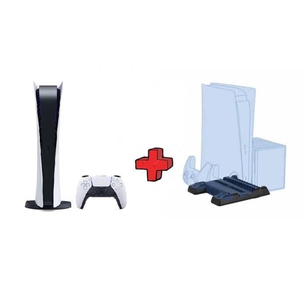 Digital PS5-konsol + konix-bas- USED