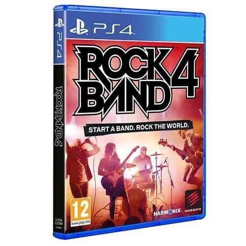 RockBand 4 + Gitarrspel för PS4 - Bundle - DIN SCEN, DINA REGLER - Harmonix- USED