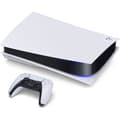 Miniatyrbild 2 av 4: Sony PlayStation 5 Standardedition, PS5 med 1 trådlös DualSense-kontroll, vit färg- USED