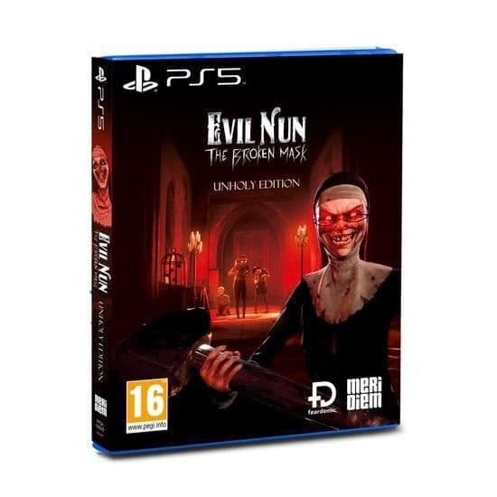 Videospels - Evil Nun - Den brutna masken - Äventyr - PS5 - PEGI 7+