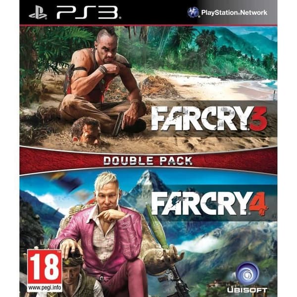 PS3 FAR CRY 3 OCH FAR CRY 4 DUBBELPACK