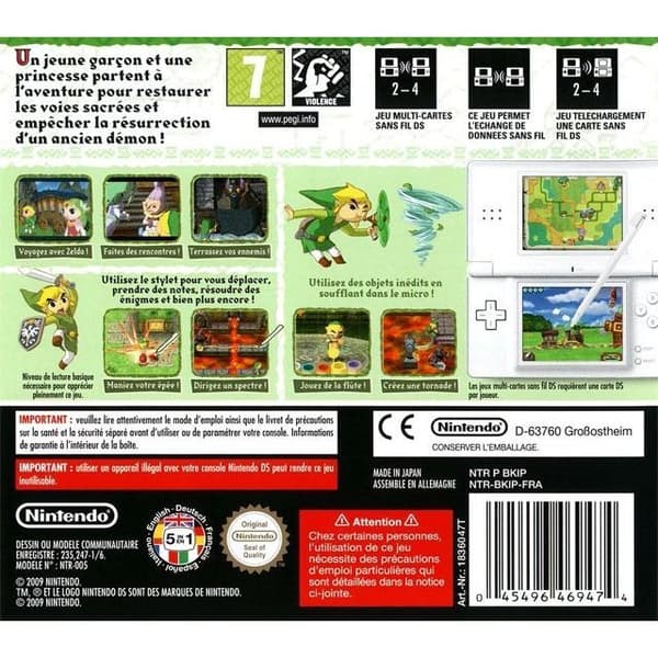 LEGENDEN OM ZELDA SPIRIT TRACKS / DS-2DS-3DS- USED