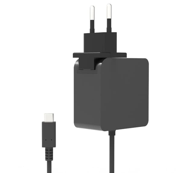 Oniverse Nsw International Fast Charger 45W - Black (Nintendo Switch) Svart