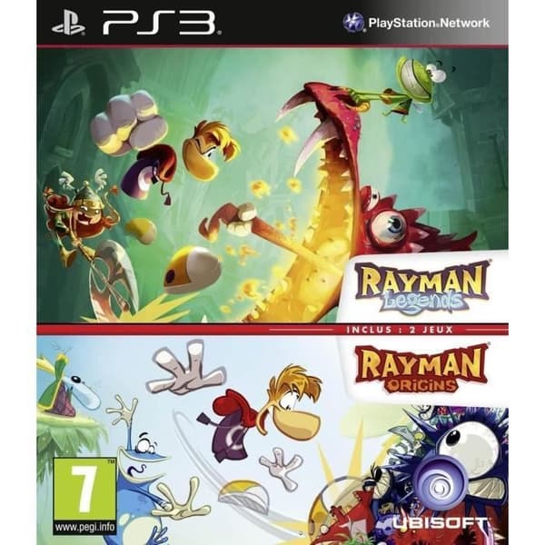 Rayman Legends + Origins Spel PS3- USED