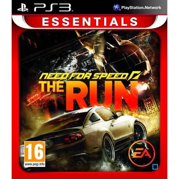 NFS THE RUN ESSENTIALS / PS3-konsolspel- USED
