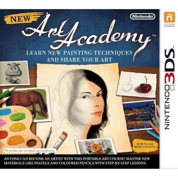 Videospel - Nintendo - New Art Academy - 3DS - Standardutgåvan - Avslappnad